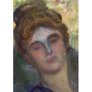 Józef MĘCINA-KRZESZ (1860-1934), Studium głowy kobiecej