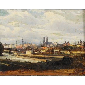 Aleksander ŚWIESZEWSKI (1839-1895), Panorama of Munich, 1864