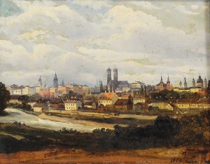 Aleksander ŚWIESZEWSKI (1839-1895), Panorama Monachium, 1864