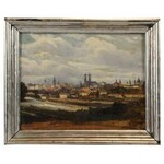 Aleksander ŚWIESZEWSKI (1839-1895), Panorama of Munich, 1864