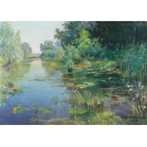 Wawrzyniec CHOREMBALSKI (1888-1965), Zawichost - jezioro, 1924