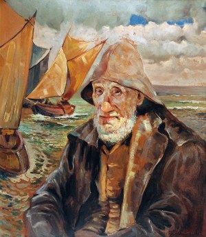 Zygmunt NIRNSTEIN (1894-1985), Rybak, 1926