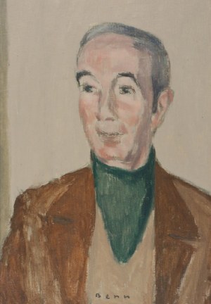 Bencion RABINOWICZ - BENN (1905-1989), Mężczyzna w zielonym golfie