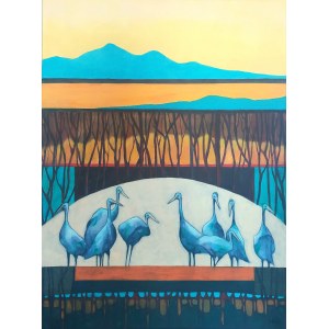 Ika KAY (pseud. b. 1984), Cranes, 2023