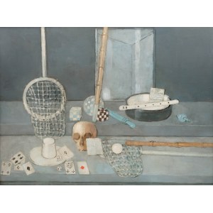Kiejstut Bereźnicki (b. 1935 Poznań), Still life with skull, 1999
