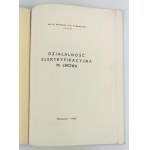 M.ALTENBERG i S.KOZŁOWSKI - DZIAŁALNOŚĆ ELEKTRYFIKACYJNA LWOWA - Warszawa 1937