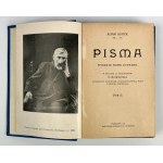 Adam ASNYK - PISMA - Warsaw 1924 [portrait of the author].
