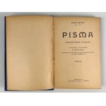 Adam ASNYK - PISMA - Warszawa 1924 [portret autora]