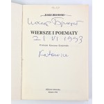 Yosif BRODSKY - WIERSZE I POEMATY - Krakau 1993 [Autograph].