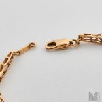 Tennis bracelet with topazes - 375 gold