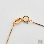 Naszyjnik z opalem - złoto 585