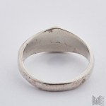 Neo-Art decowski pierścionek z geometrycznymi wzorami - srebro 925