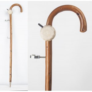 Unknown European workshop, 20th century, Special cane with bicycle bell, mid, 20th century.