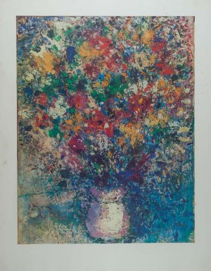 Marc CHAGALL (1887 - 1985), Martwa natura z kwiatami, 1950 r.
