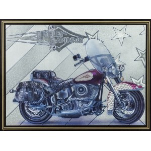 Unbekanntes Verlagsstudio, Europa, 20. Jahrhundert, Harley Davidson, um 1980.