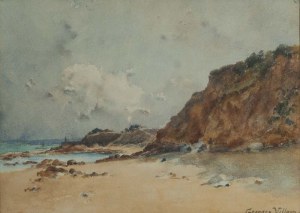 Georges VILLAIN (1854 - 1930), Pejzaż znad Morza Śródziemnego (Prowansja)