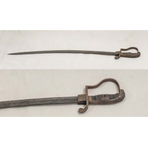 PRUSY 19th century, Officer's saber without scabbard.