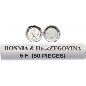 Bosnia & Herzegovina 50 x 5 Feninga 2013 Mint Roll