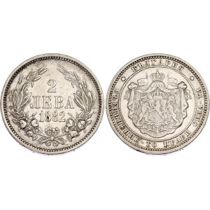 Bulgaria 2 Leva 1882