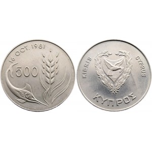 Cyprus 500 Mils 1981