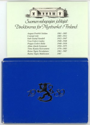 Finland Annual Coin Set 1989