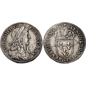 France 1/12 Ecu 1660 & Collectors Copy