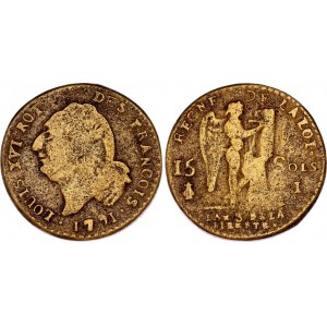 France 15 Sols 1791 I