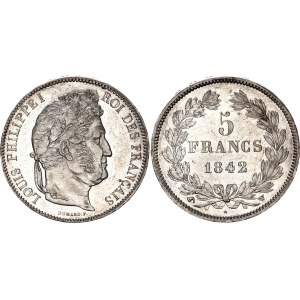 France 5 Francs 1842 W