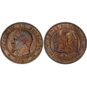 France 2 Centimes 1854 A