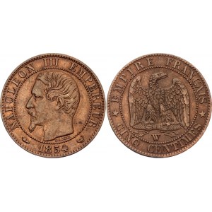France 5 Centimes 1854 W