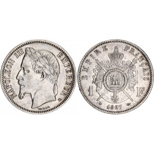 France 1 Franc 1867 BB