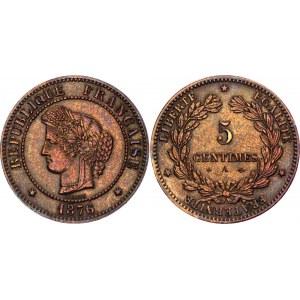 France 5 Centimes 1876 A