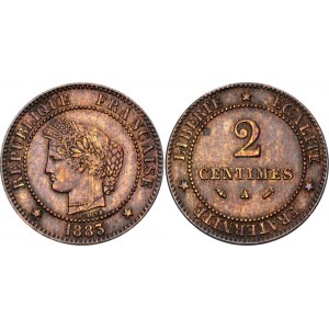 France 2 Centimes 1883 A