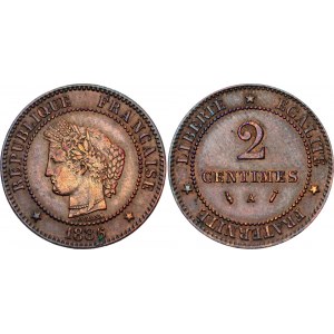 France 2 Centimes 1886 A