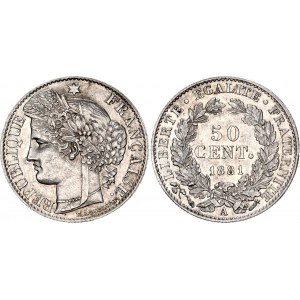 France 50 Centimes 1881 A