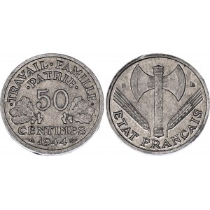 France 50 Centimes 1944 B