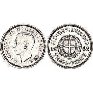 Great Britain 3 Pence 1942