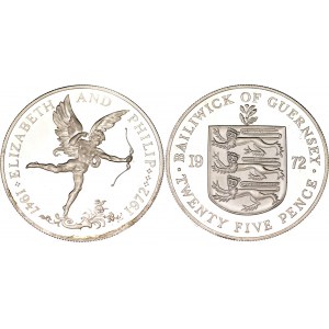 Guernsey 25 Pence 1972