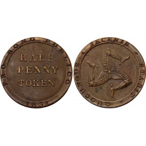Isle of Man 1/2 Penny 1831