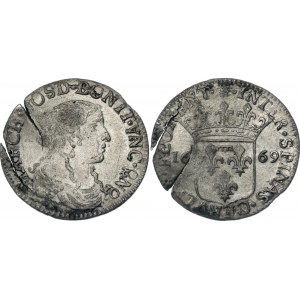 Italian States Fosdinovo 1 Luigino 1669