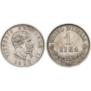 Italy 1 Lira 1863 M BN