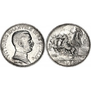Italy 1 Lira 1916 R