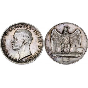 Italy 5 Lire 1929 R