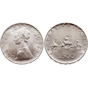 Italy 500 Lire 1960 R
