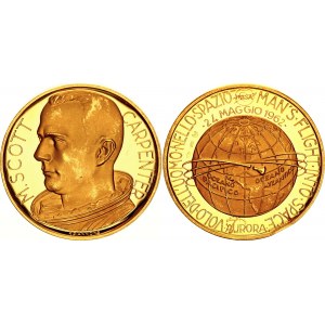 Italy Gold Medal M.Scott Carpenter 20th Century (ND)
