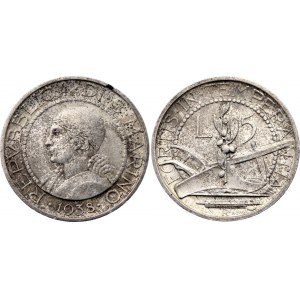 San Marino 5 Lire 1938 R