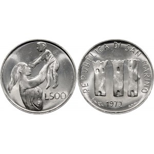 San Marino 500 Lire 1972