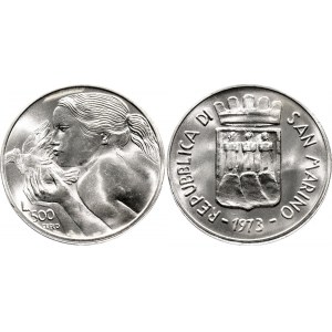 San Marino 500 Lire 1973