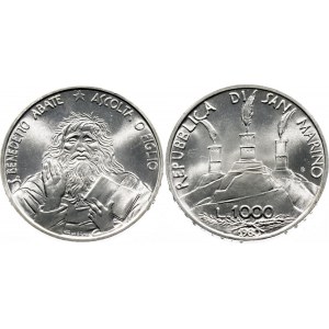 San Marino 1000 Lire 1980