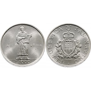 San Marino 1000 Lire 1987 R